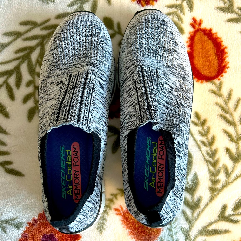 Skechers Air-Cooled Memory Foam Tennis Shoes